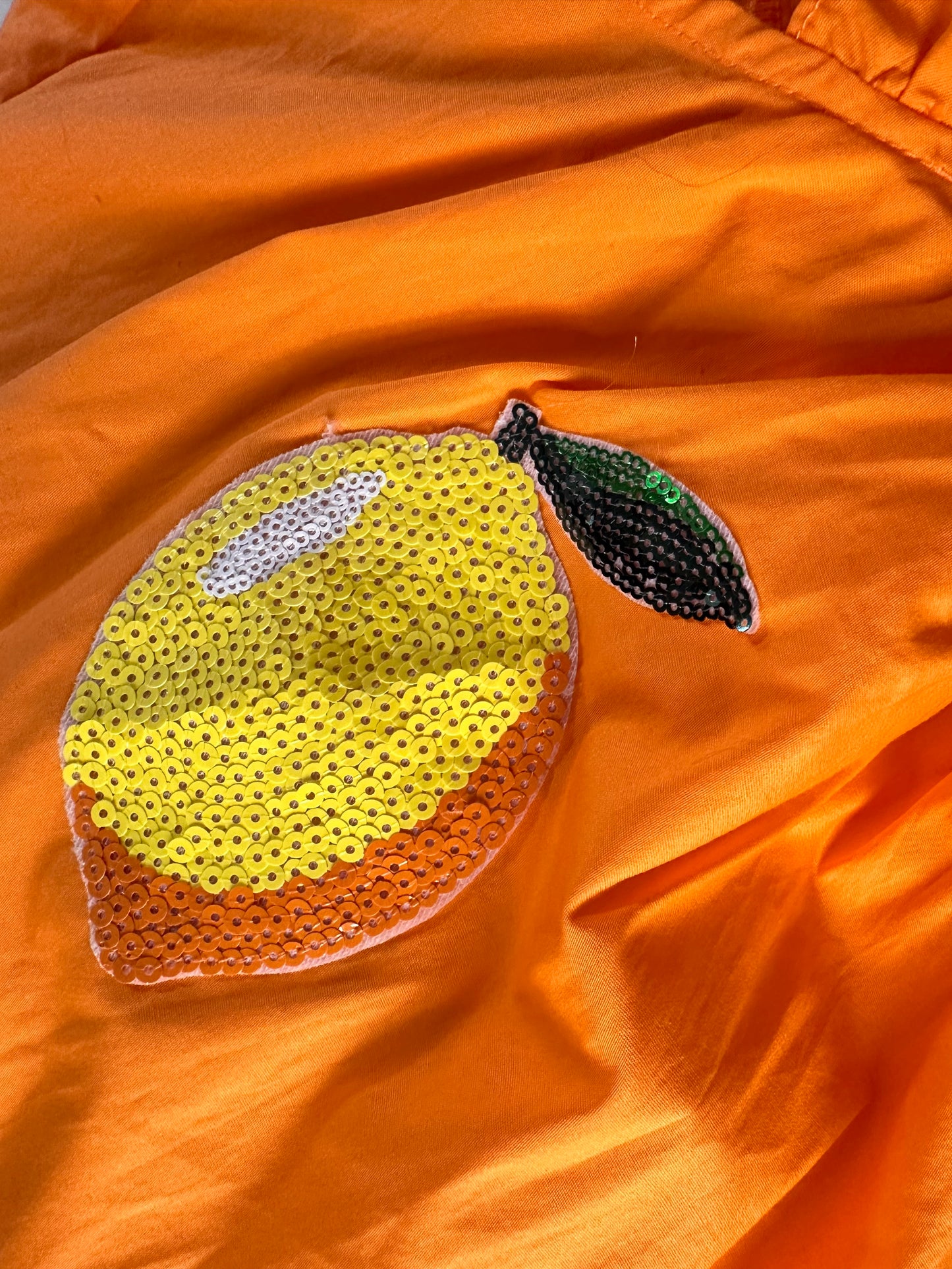 Orange Limones Mini Dress