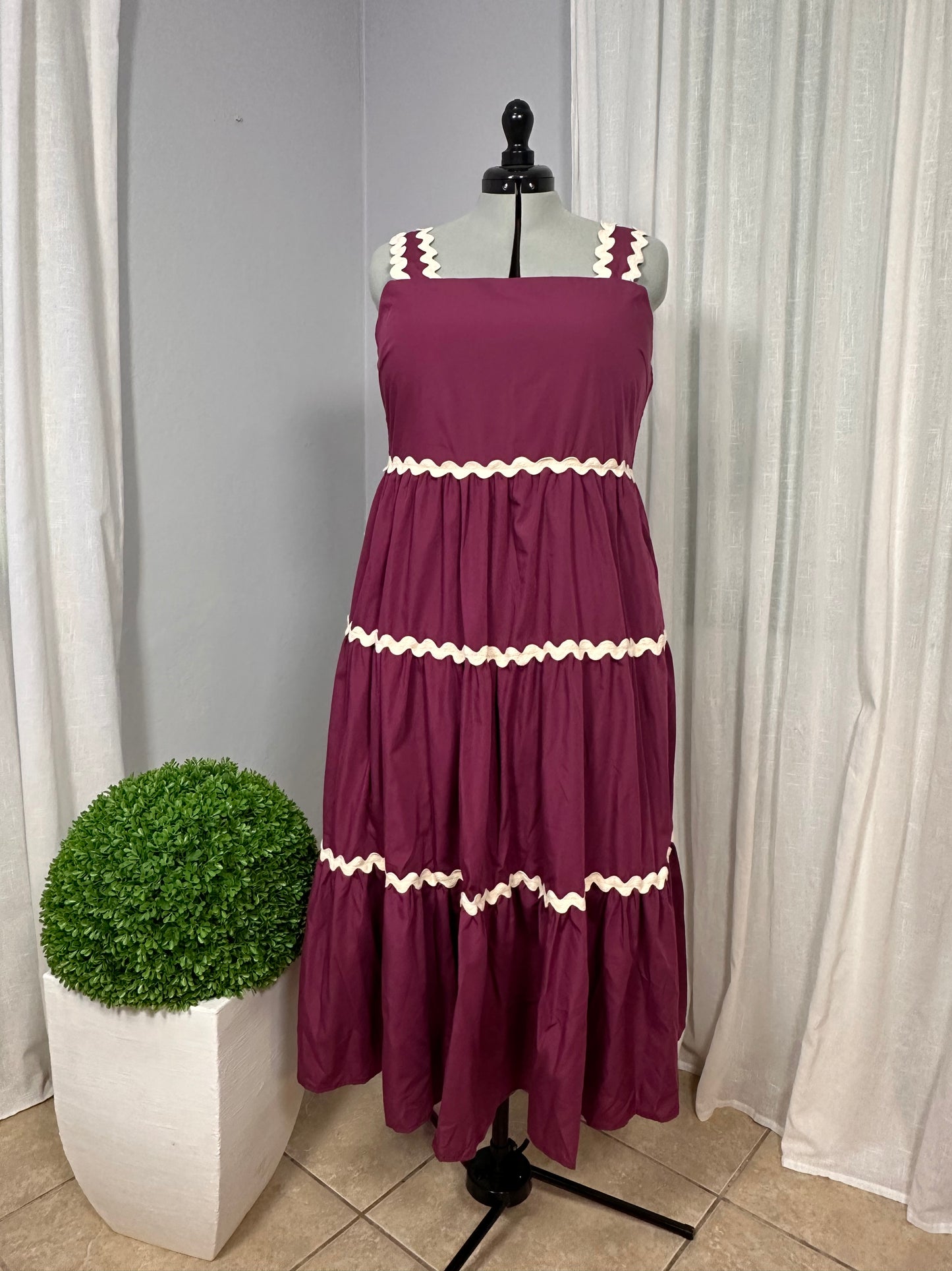 Plum Maxi Dress